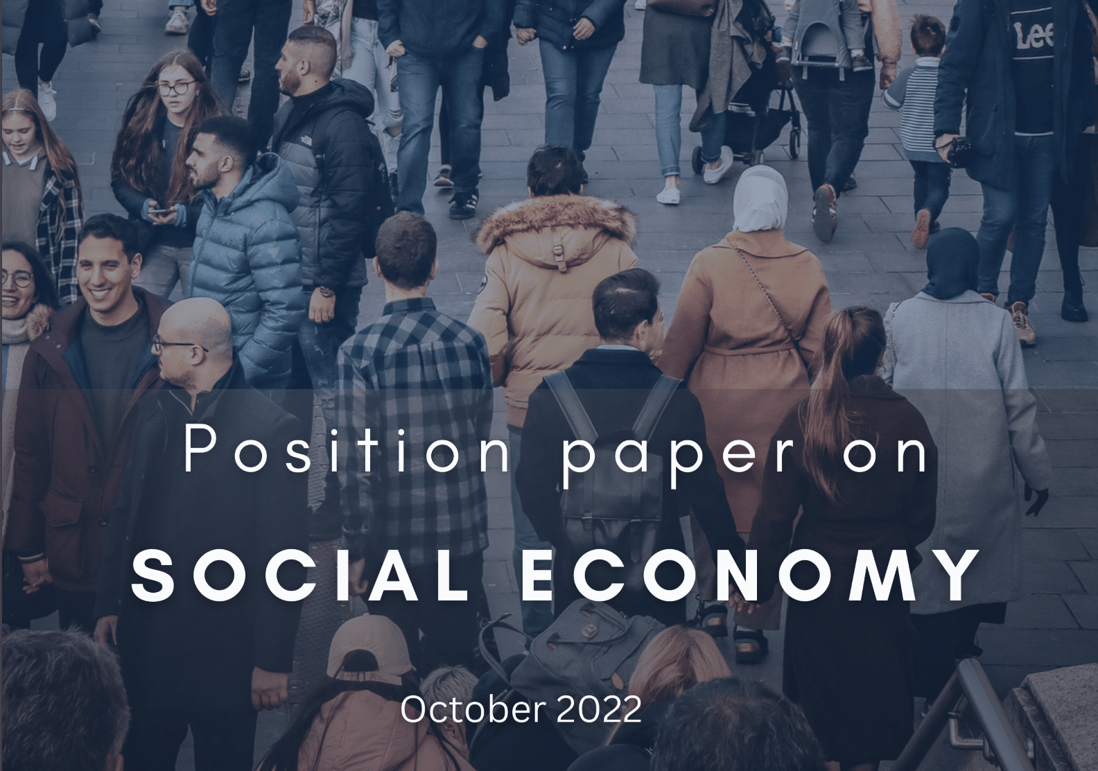 Front cover of social economy position paper